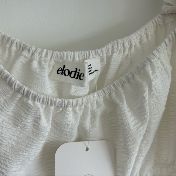 Elodie Off-white Crop Blouse - Picture 4 of 5